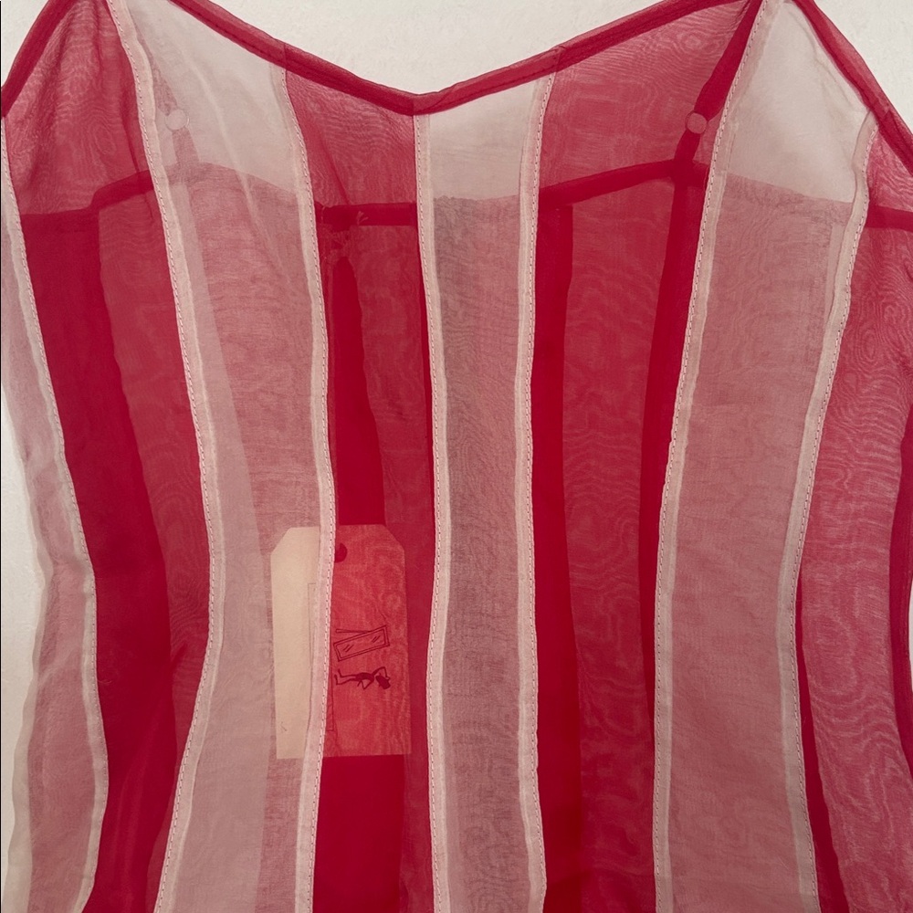 NWT Fashion Brand Company Red/White Stripe Mini - Picture 4 of 13